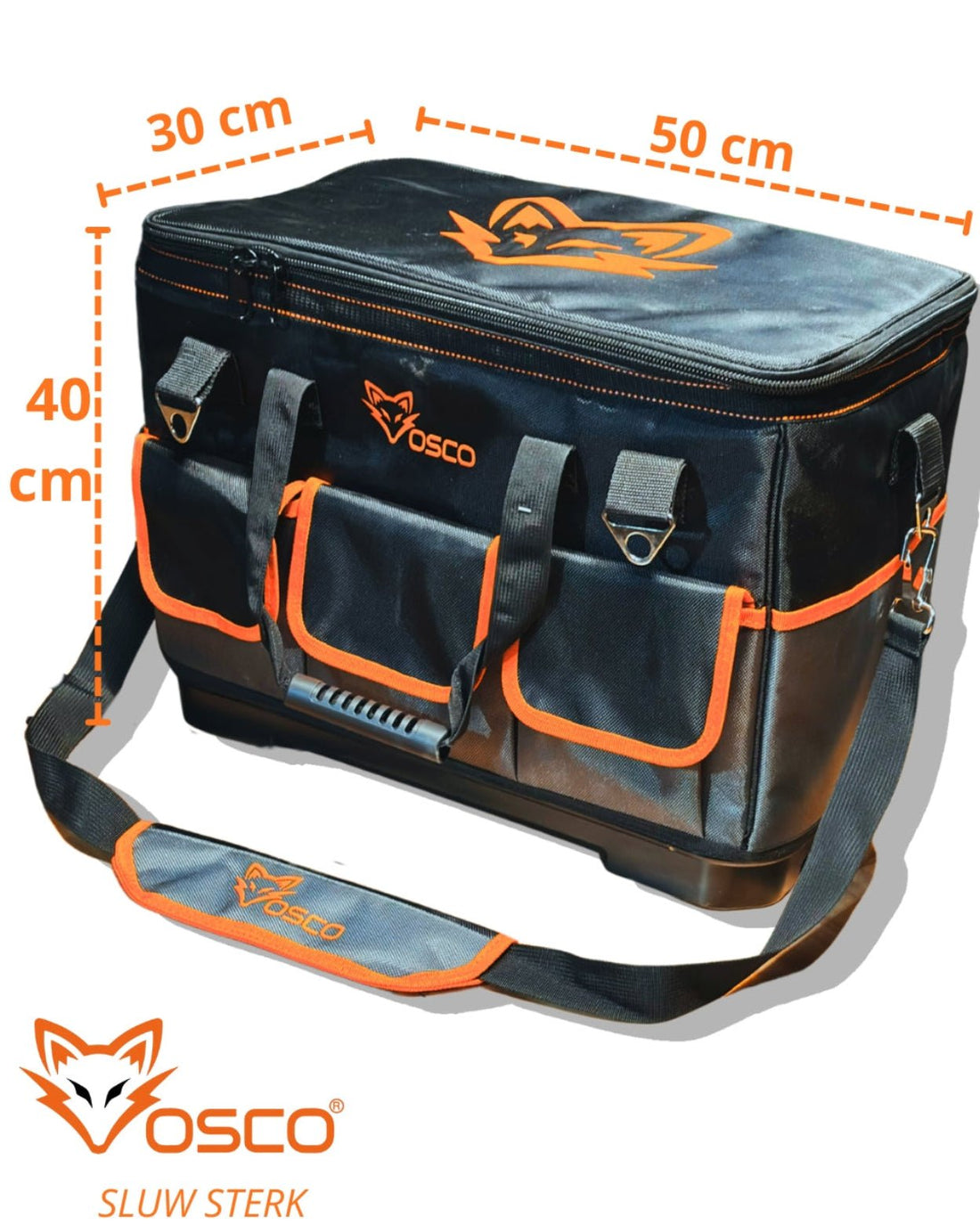 Vosco® Gereedschapstas XL - Stevig & Ruim Professioneel
