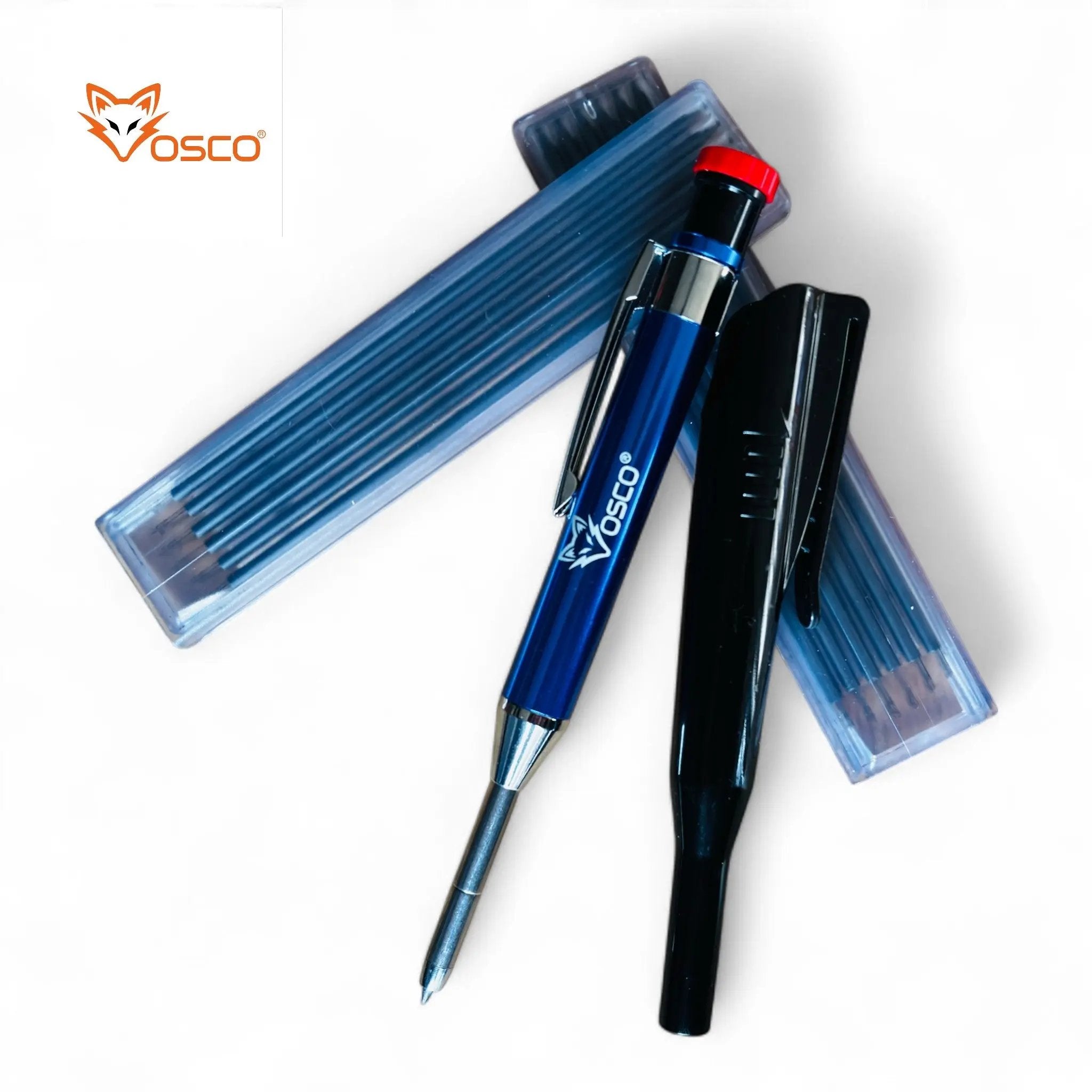 VOSCO® markeerpotlood navulbaar incl. 12x vullingen