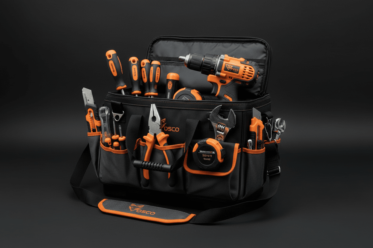 Vosco® Gereedschapstas XL - Stevig & Ruim Professioneel