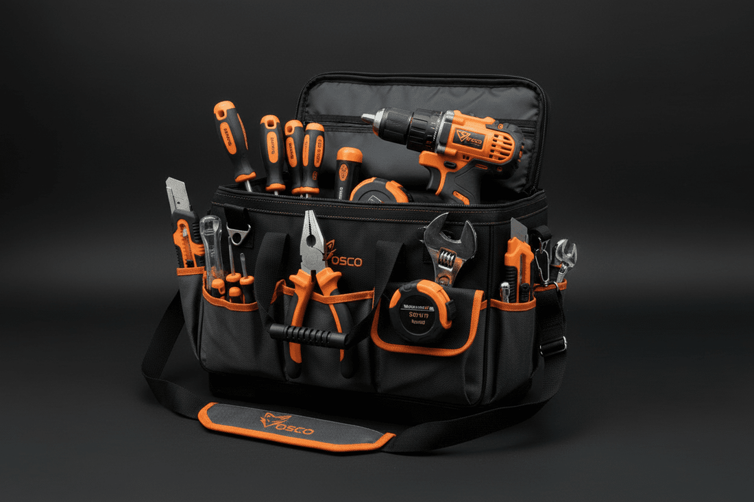 Vosco® Gereedschapstas XL - Stevig & Ruim Professioneel