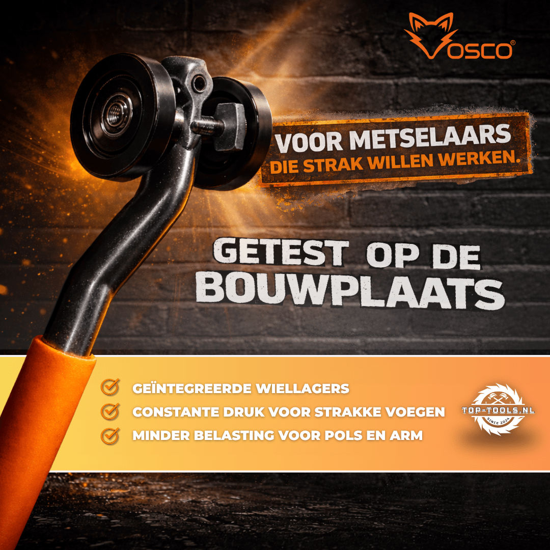 VOSCO® Voegrol Pointer – pointermaster – Professioneel Metselgereedschap