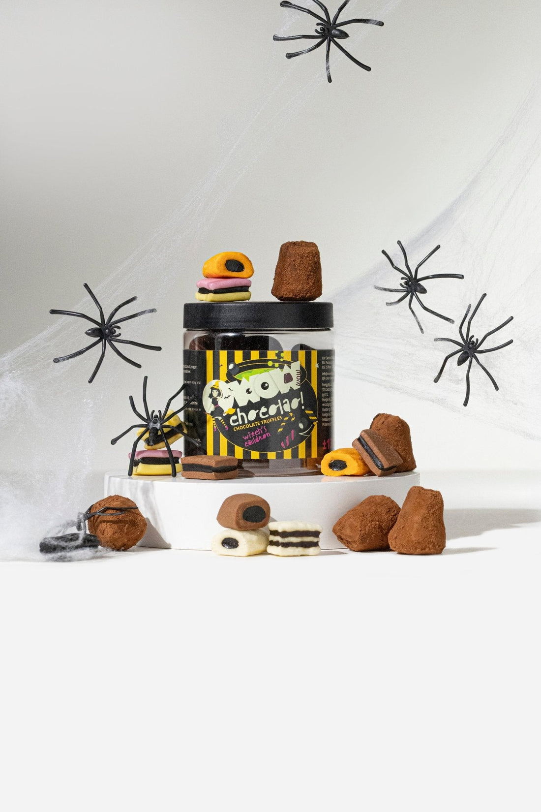 Witch Cauldron Chocolate Truffles Gift Jar 130g | Halloween Chocolate