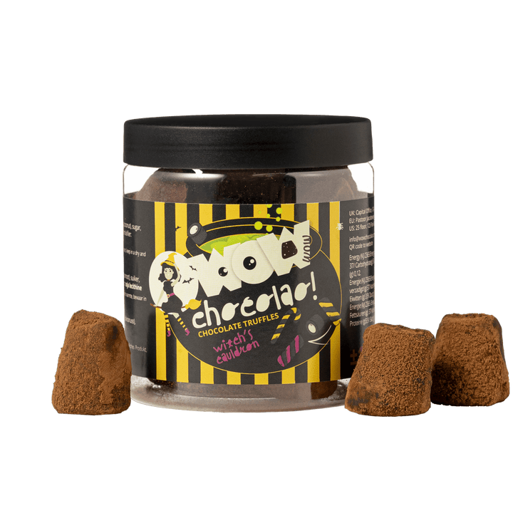 Witch Cauldron Chocolate Truffles Gift Jar 130g | Halloween Chocolate