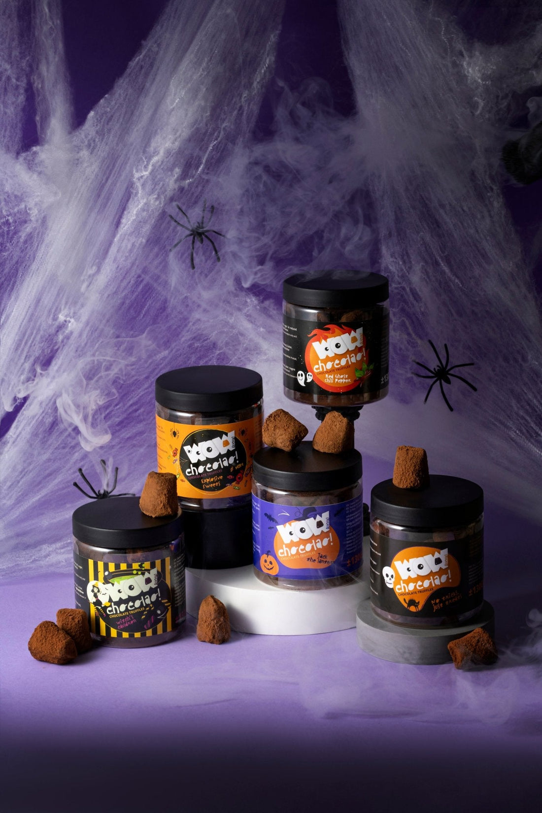 Exploding Sweets Halloween Truffles Gift Jar 130g | Exploding Chocolate
