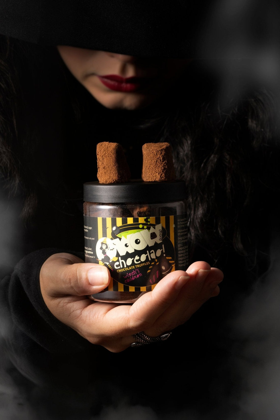 Witch Cauldron Chocolate Truffles Gift Jar 130g | Halloween Chocolate