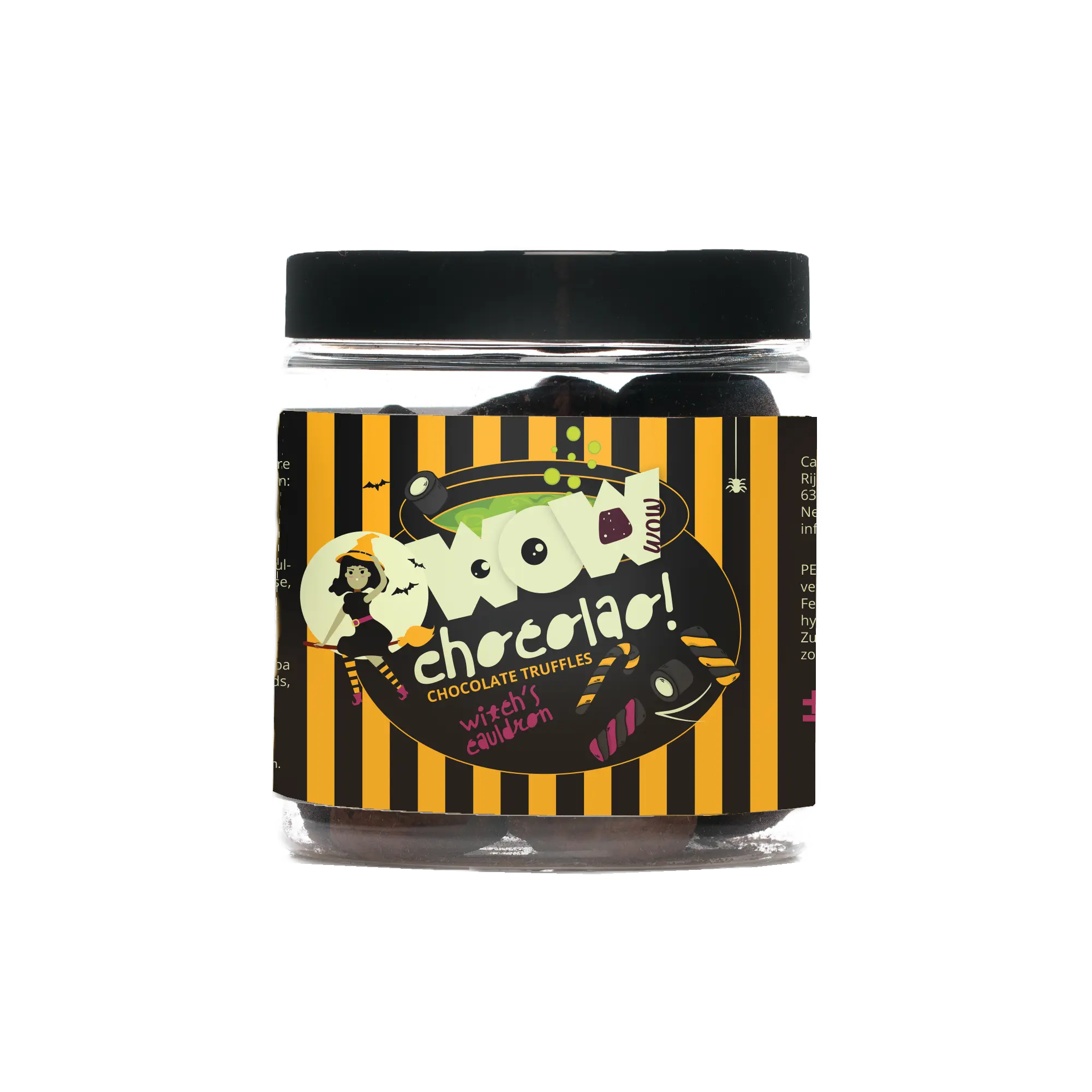 Witch's Cauldron - Halloween Chocolate Truffles - Gifting jar 130g - Goat Corp