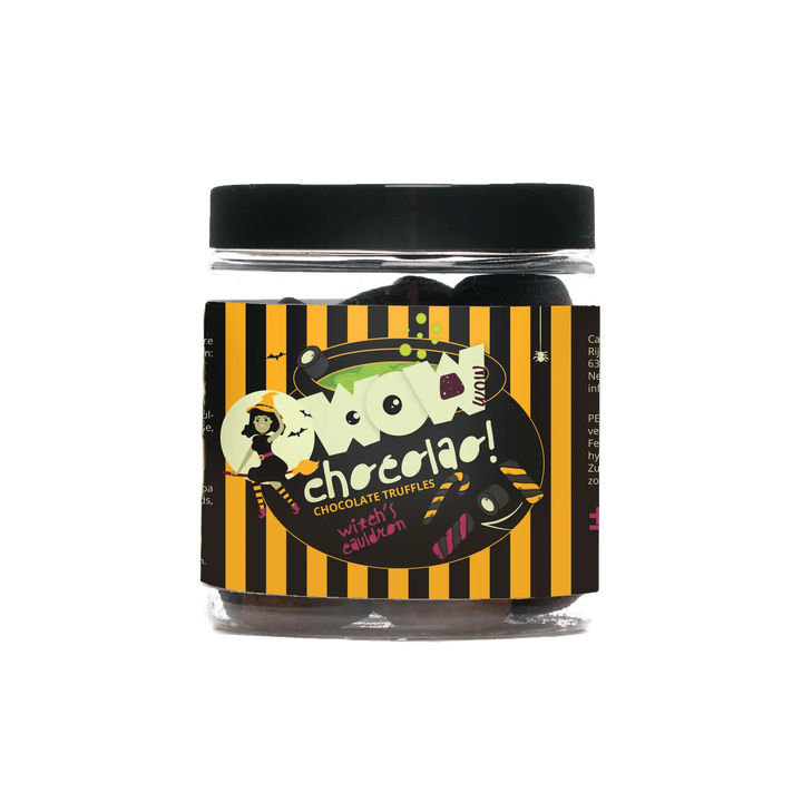 Witch's Cauldron - Halloween Chocolate Truffles - Gifting jar 130g - Goat Corp