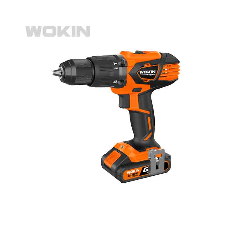 Wokin 20V Klopboor-/Schroefmachine | 55Nm, 2x 2.0Ah Accu & Koffer
