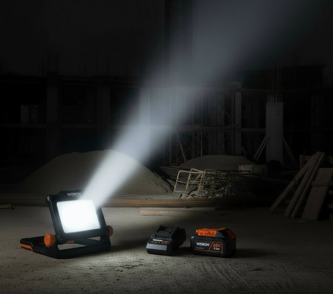 Wokin LED Schijnwerper – Draagbare Werklamp 2500 Lumen