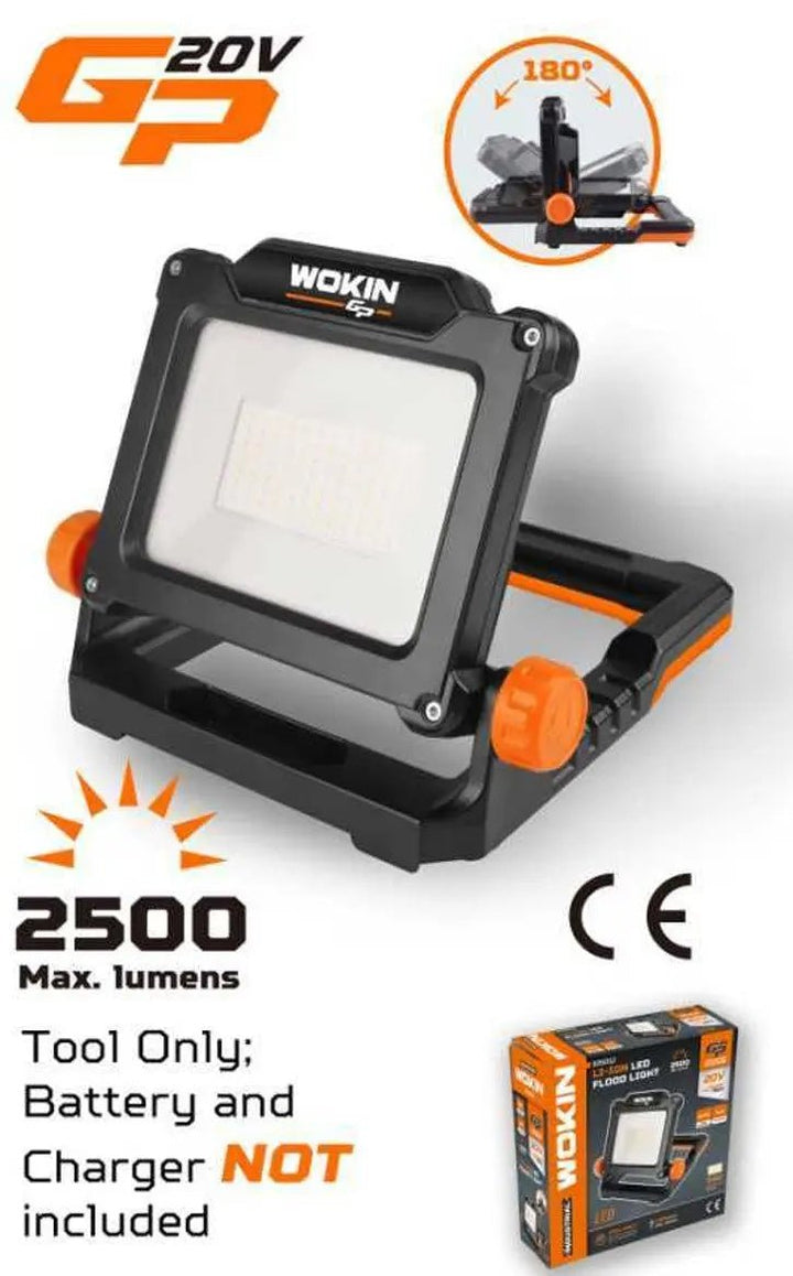 Wokin LED Schijnwerper – Draagbare Werklamp 2500 Lumen